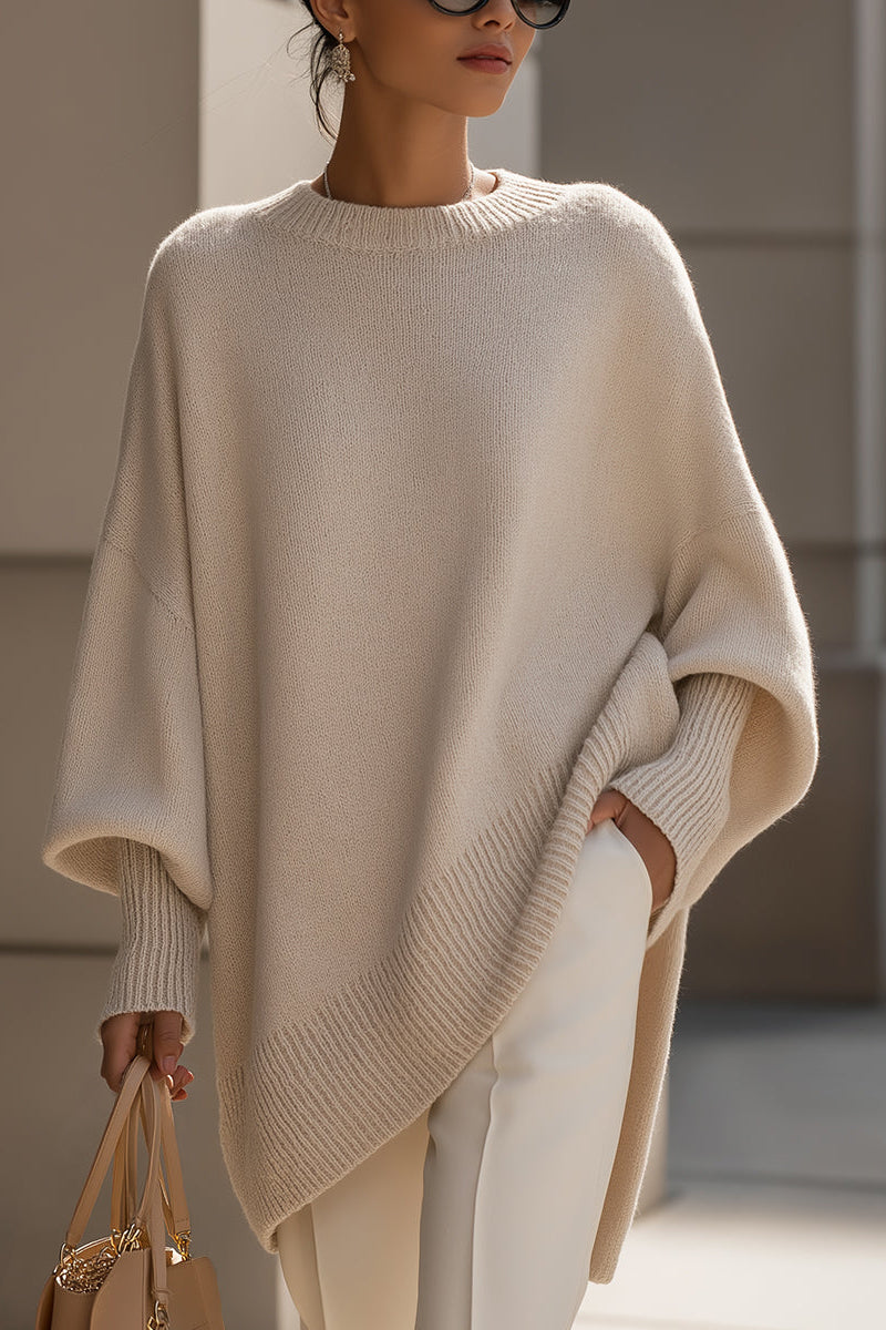 Nina | Elegancki Sweter z Mieszanki Wełny