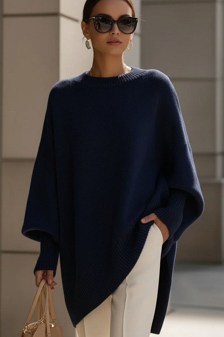 Nina | Elegancki Sweter z Mieszanki Wełny