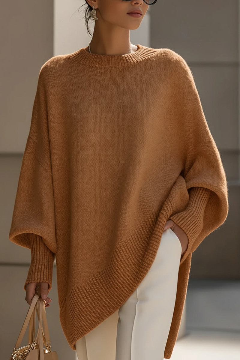 Nina | Elegancki Sweter z Mieszanki Wełny