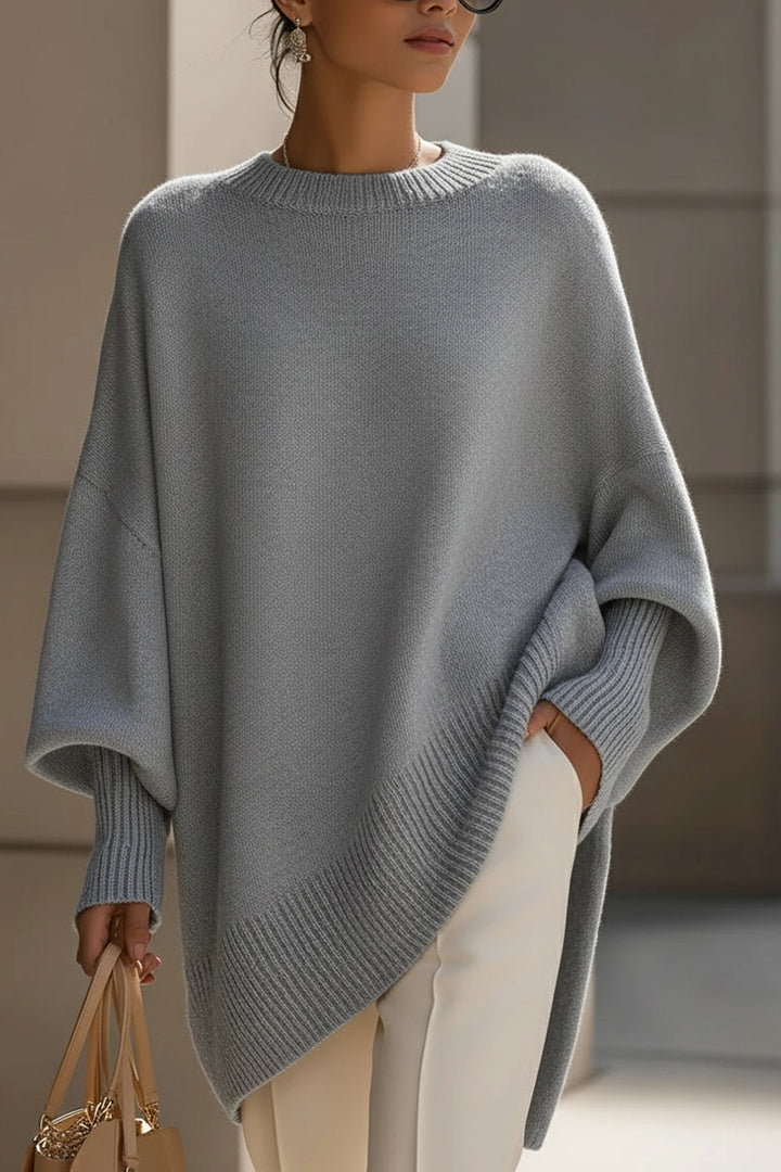 Nina | Elegancki Sweter z Mieszanki Wełny