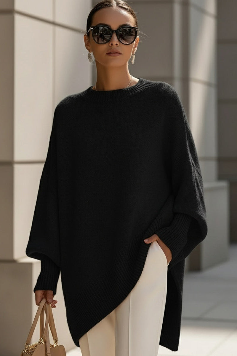 Nina | Elegancki Sweter z Mieszanki Wełny