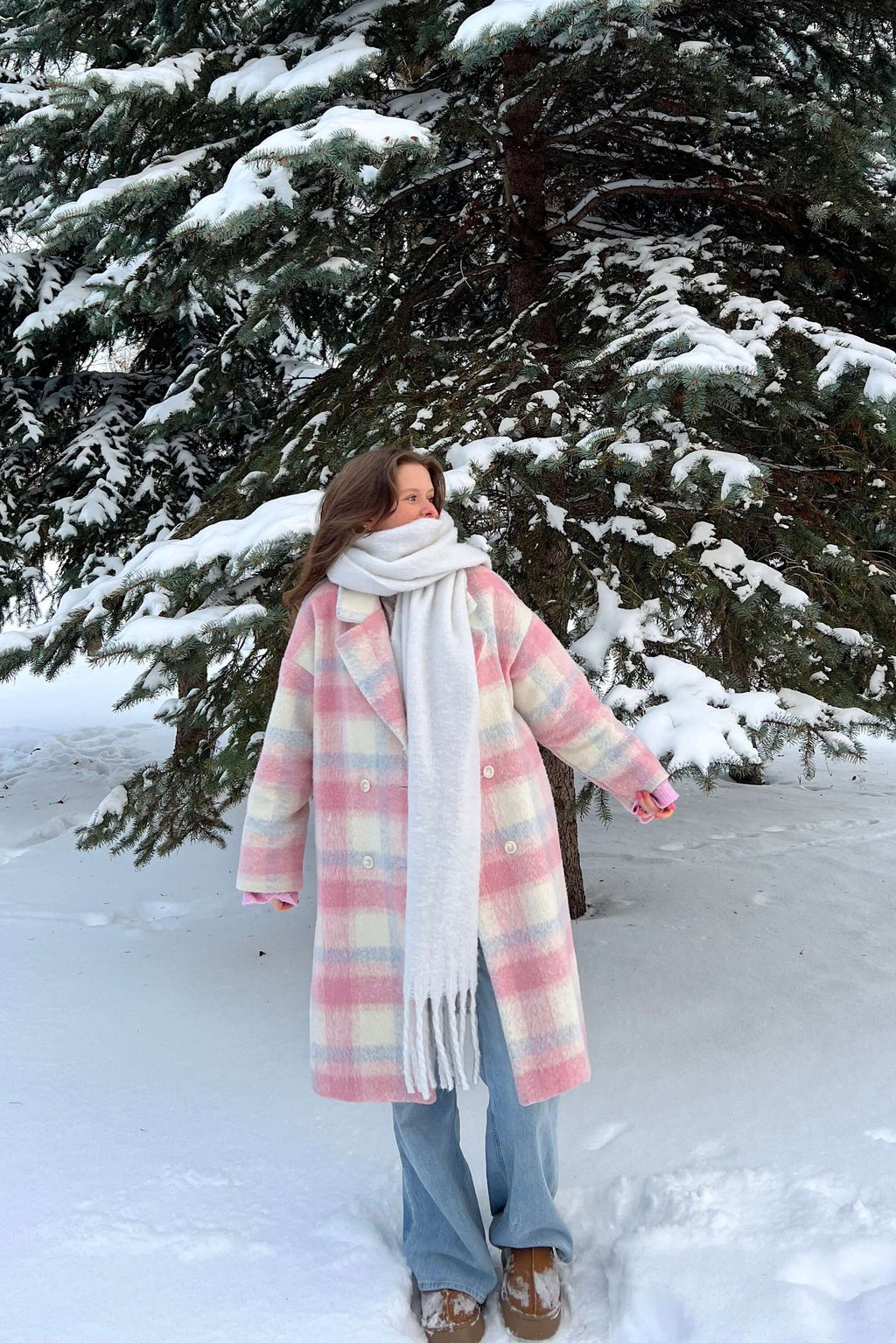 Anna | Płaszcz-trencz oversize