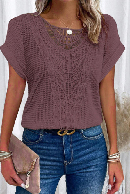 Nadine | Top z koronkowymi detalami w stylu vintage