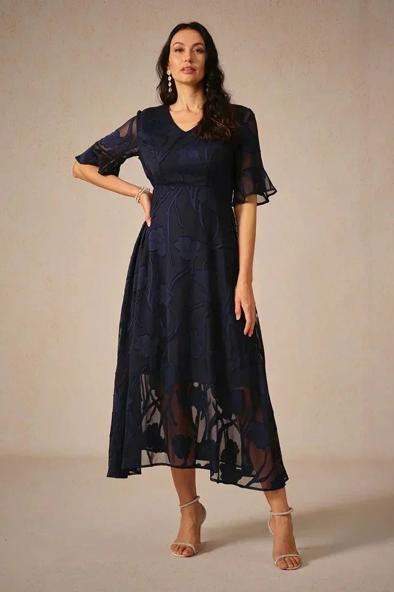 Seraphina koronkowa sukienka maxi