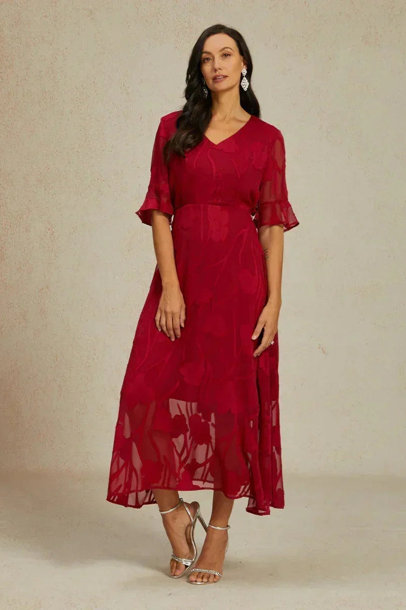 Seraphina koronkowa sukienka maxi