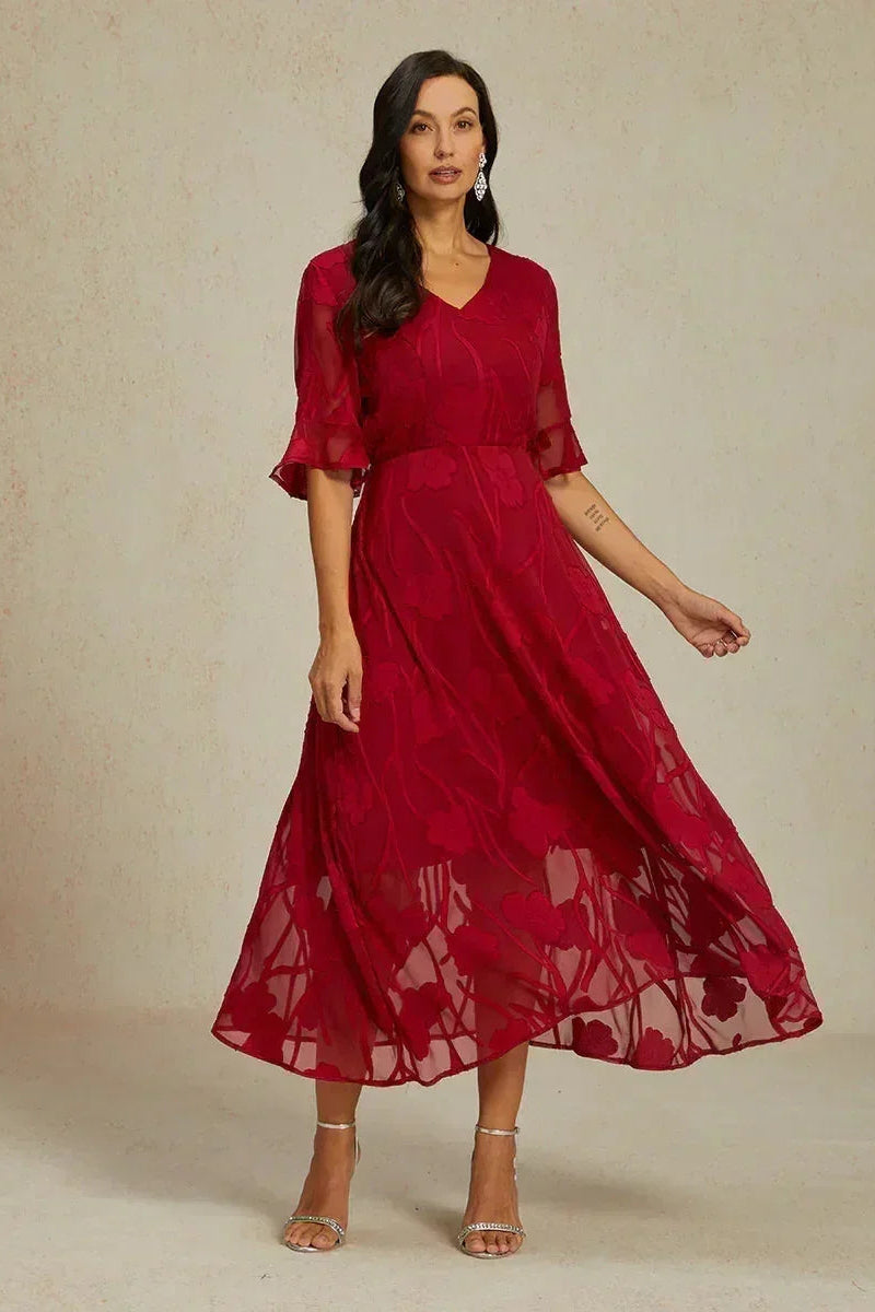 Seraphina koronkowa sukienka maxi