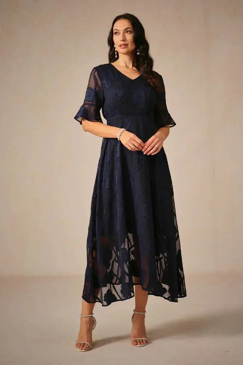 Seraphina koronkowa sukienka maxi
