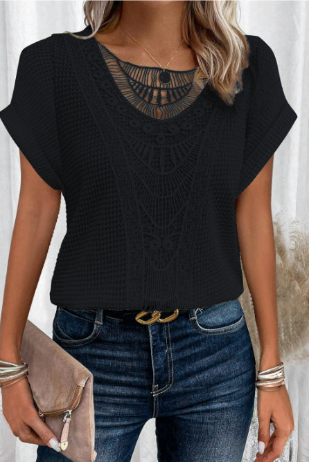 Nadine | Top z koronkowymi detalami w stylu vintage